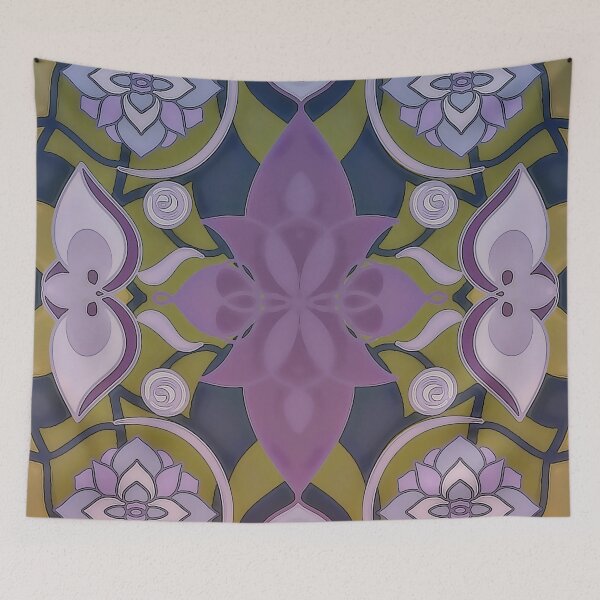 Item preview, Abstract Flower design in purple designed and sold by GAP90.