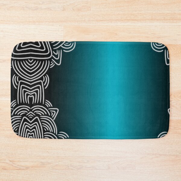 Item preview, Turquoise blue geometric background copy designed and sold by yessebel.
