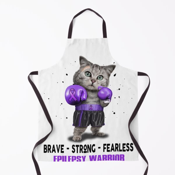 Item preview, Epilepsy Warrior - BRAVE STRONG FEARLESS designed and sold by Berriosly.