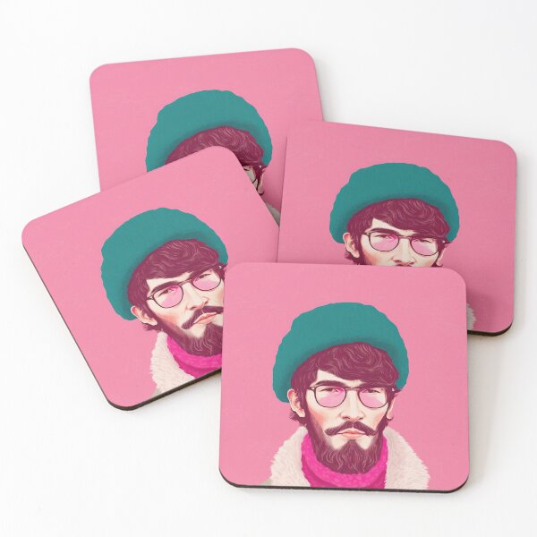 Item preview, Nomad Man Art Vintage Poster Pink Pastel Retro designed and sold by PinkNomad.