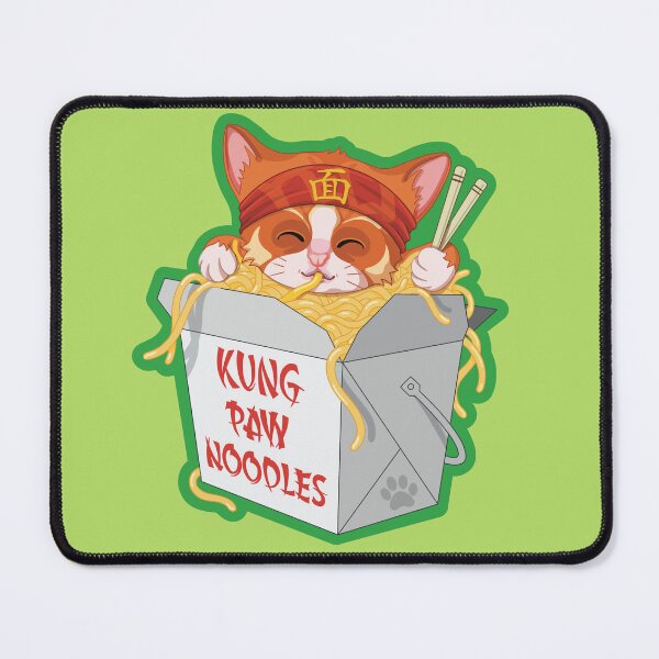 Item preview, Kung Paw Noodles Cat designed and sold by undersideland.