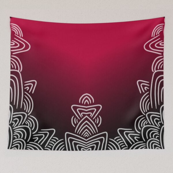 Item preview, red geometric background designed and sold by yessebel.