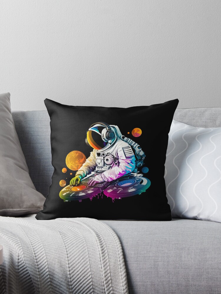 Hypebeast Astronaut Throw Pillow