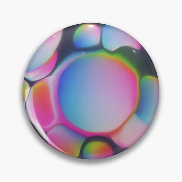 Item preview, fluid Colorful rainbow bubbles abstract designed and sold by xenxanses2.