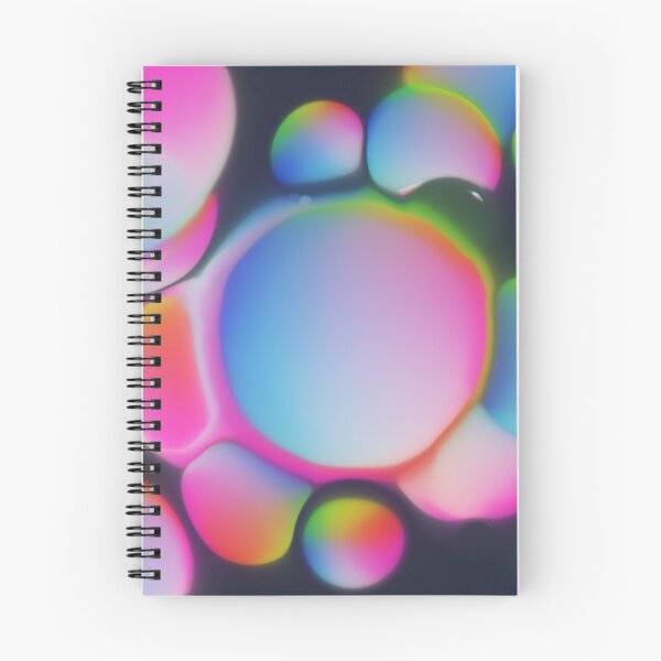 Item preview, fluid Colorful rainbow bubbles abstract designed and sold by xenxanses2.