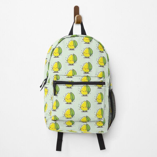 Item preview, A Cute, Happy Lemon Character Holding a Leaf that'll Brighten Your Day designed and sold by ultra-cute.