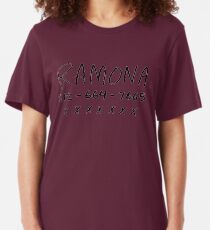her name is ramona Slim Fit T-Shirt