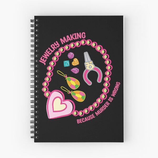 Item preview, Jewelry making because murder is wrong metalsmith bead artist jeweler tools cute gift designed and sold by MetalicBabe.
