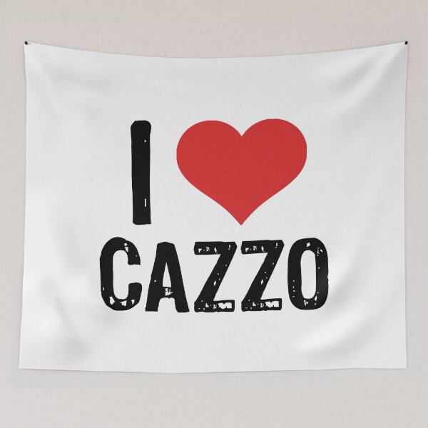 Item preview, I Love Cazzo designed and sold by The "I Love Everything" Shop.