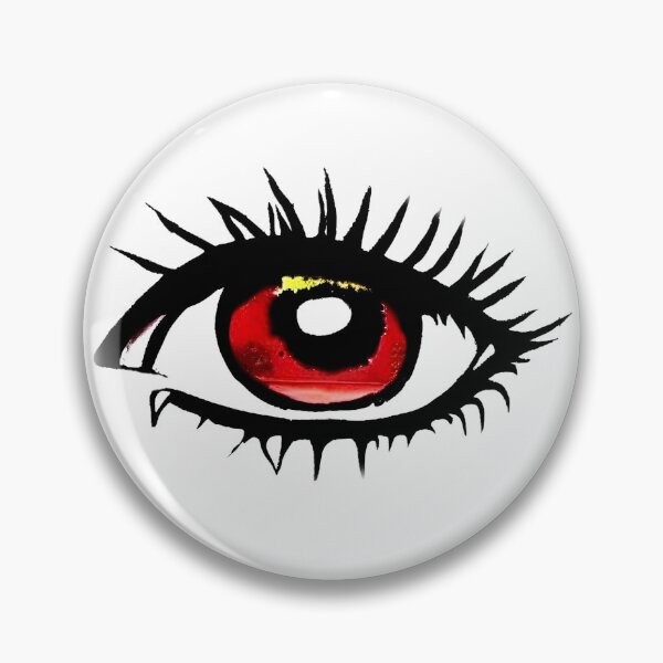 Item preview, Red iris anime eye designed and sold by UncleLanny.