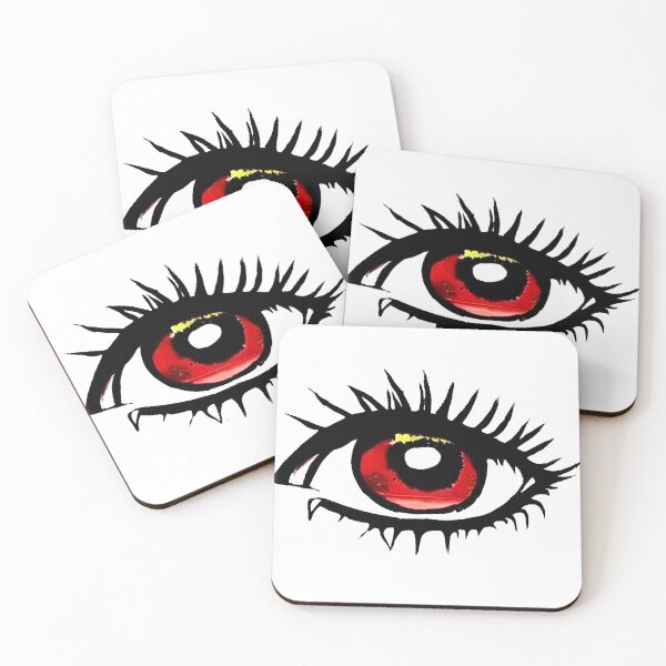 Item preview, Red iris anime eye designed and sold by UncleLanny.
