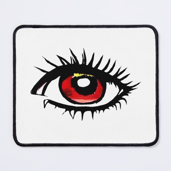 Item preview, Red iris anime eye designed and sold by UncleLanny.