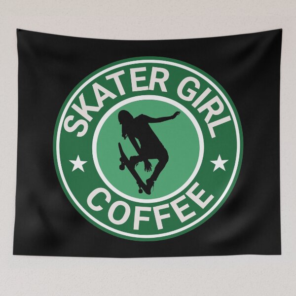 Item preview, Skater Girl Coffee Shop & Bakery designed and sold by DreamSwiftly.
