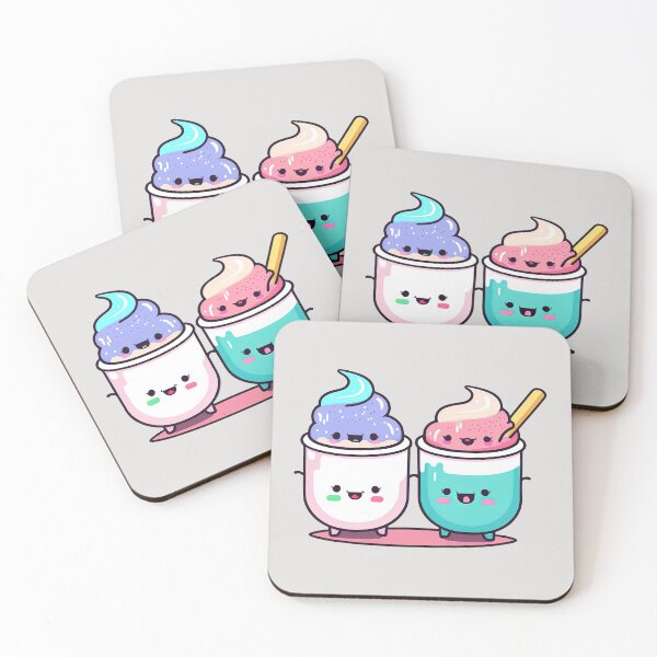Item preview, Yogurt BFFs, The Two Cute Characters who are So 'Berry' Good Together designed and sold by ultra-cute.