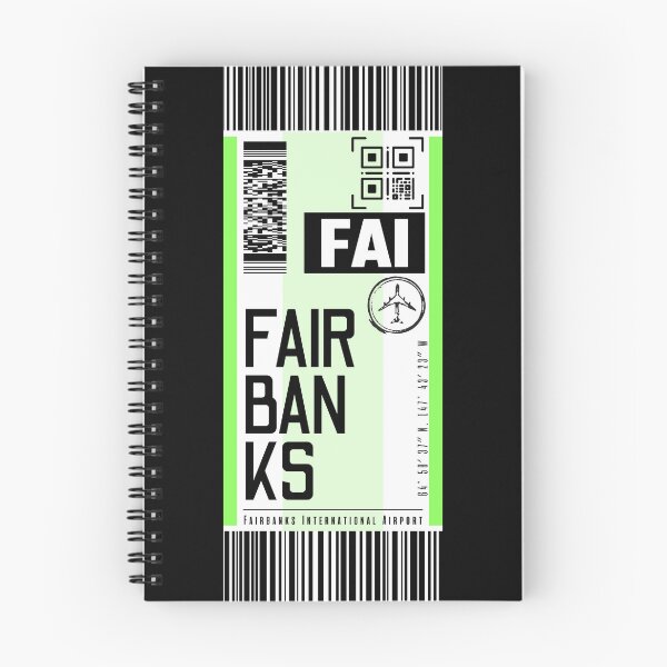 Item preview, FAIRBANKS FAI classic luggage tag airport stickers designed and sold by LeddsoDello.