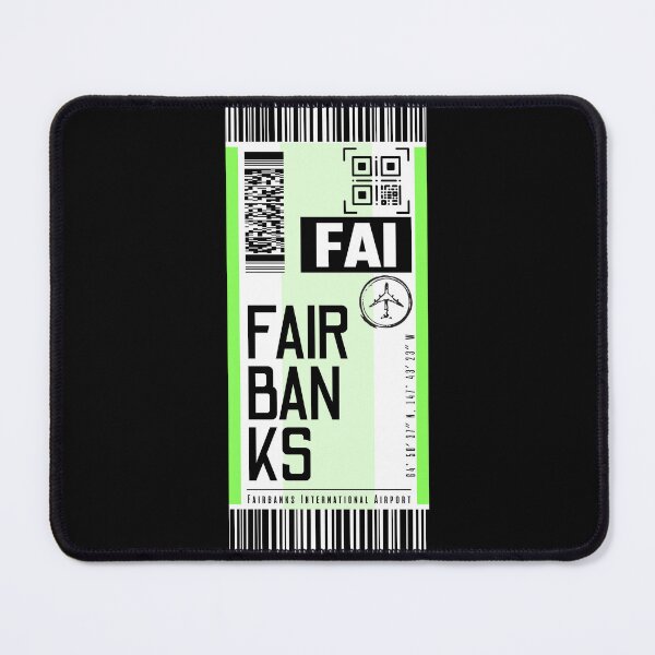 Item preview, FAIRBANKS FAI classic luggage tag airport stickers designed and sold by LeddsoDello.