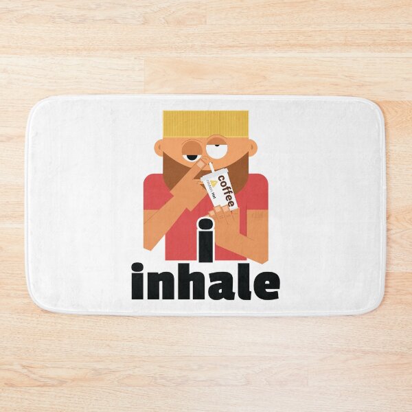 Item preview, I inhale Coffee Meme Coffee Druggie Biggest Fan Hooked In Rehab Going Through Withdraw designed and sold by doseofwin.