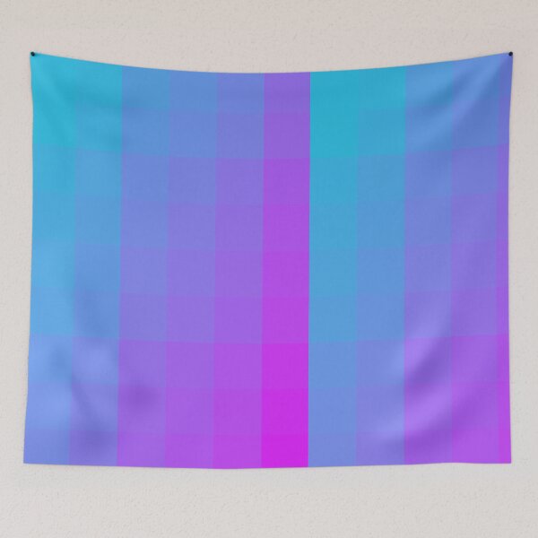 Item preview, Cool colors blue purple gradient Geometric squares designed and sold by xenxanses2.