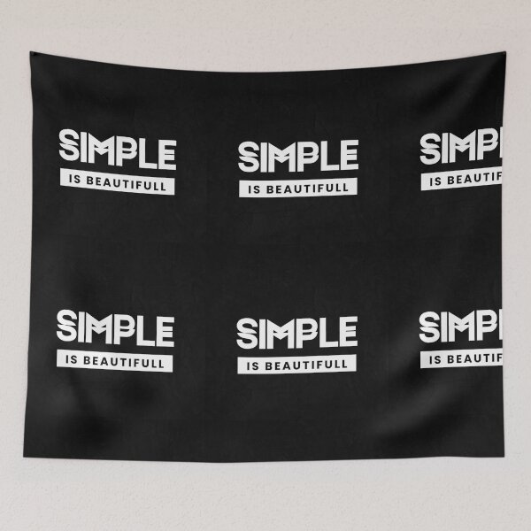 Item preview, Simple is Beautiful  designed and sold by Tiannalaw.