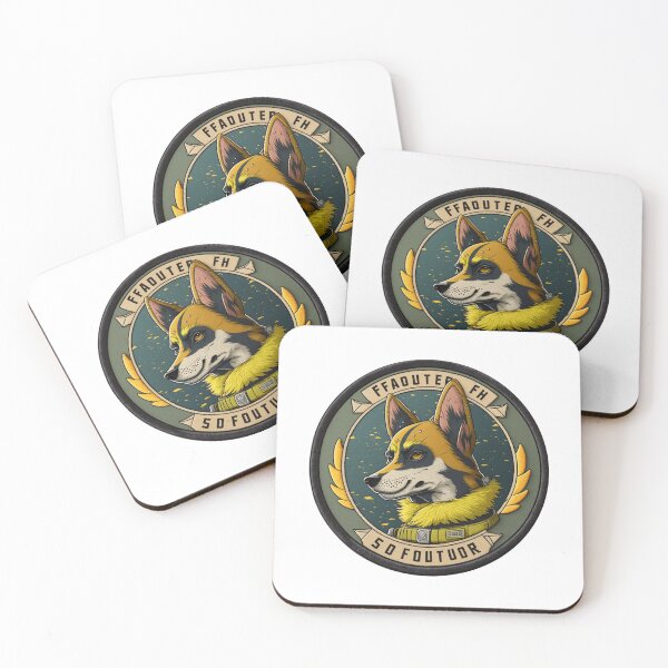 Item preview, Fighter Squadron Patch Dog Circular  designed and sold by simplife-art.