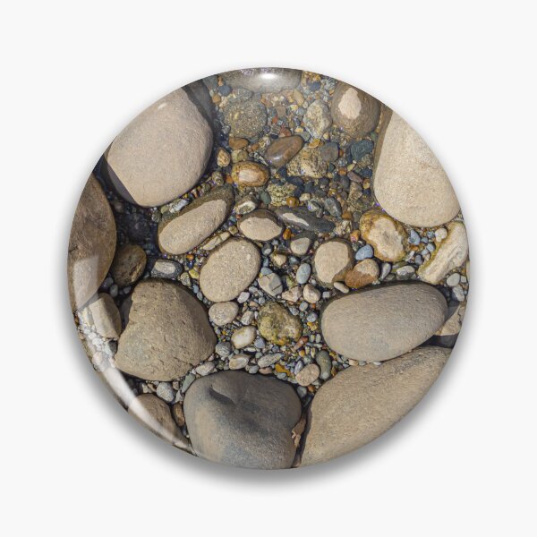 Item preview,  pebbles on river beach designed and sold by ricobarinas.