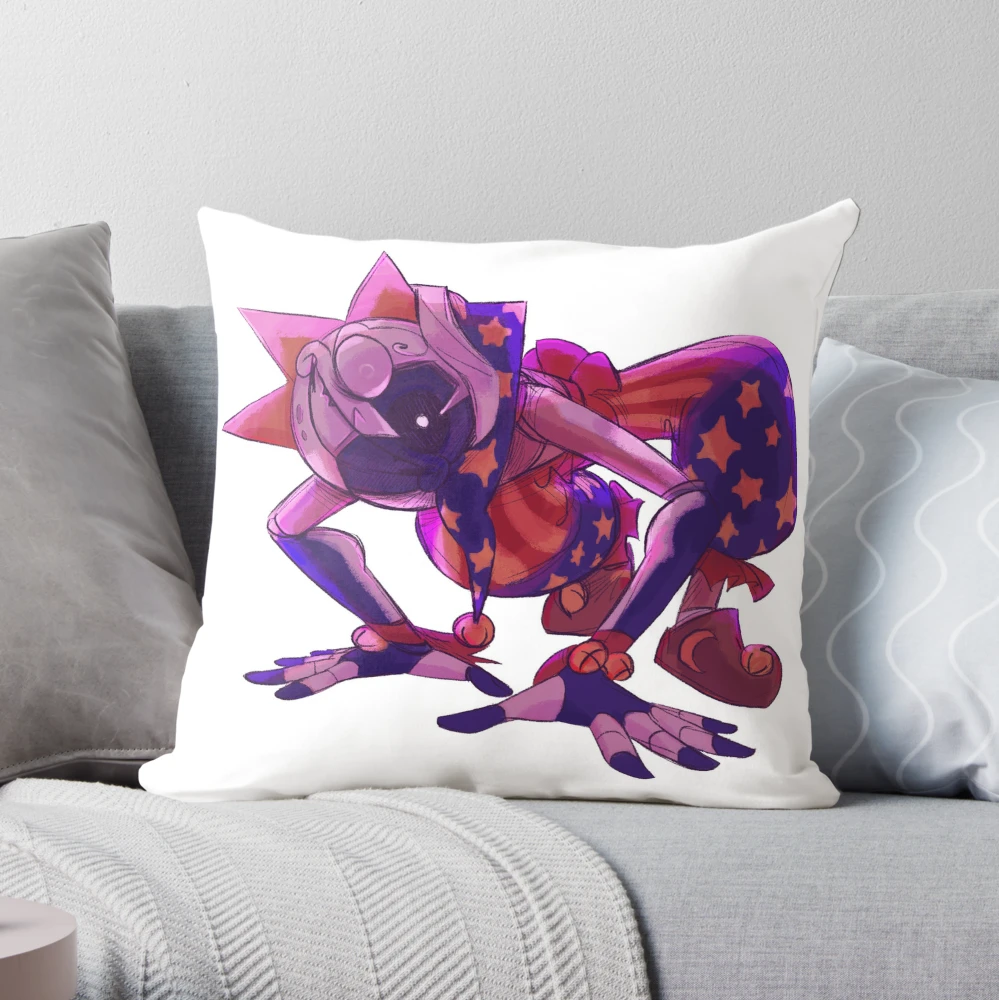 Cel-Shading Art Toon Sun Throw Pillow - Dubsnatch