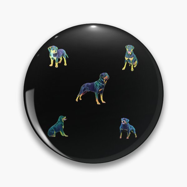 Item preview, Rottweiler Mix Pattern sticker pack - Black designed and sold by Dude  Stuff.