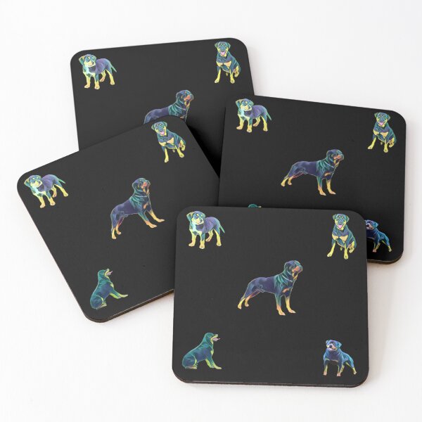 Item preview, Rottweiler Mix Pattern sticker pack - Black designed and sold by Dude  Stuff.