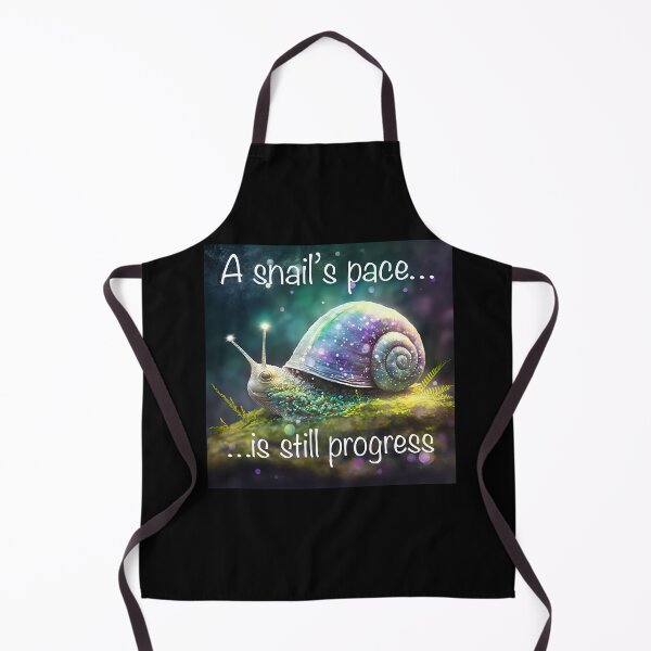Item preview, A Snail’s Pace is Still Progress. - Motivational quote designed and sold by Glenn Slingsby.