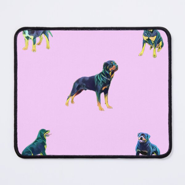Item preview, Tough Rottweiler Mix Bite Pattern sticker pack - Pink designed and sold by Dude Stuff.