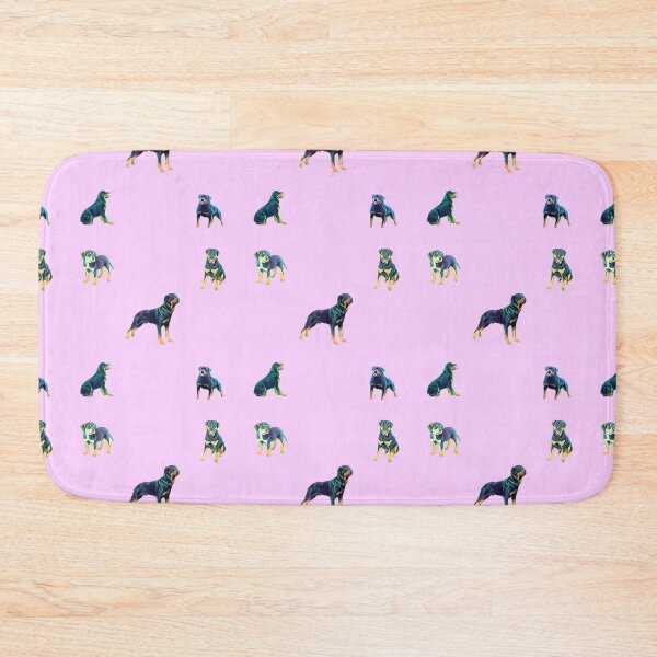 Item preview, Tough Rottweiler Mix Bite Pattern sticker pack - Pink designed and sold by Dude  Stuff.