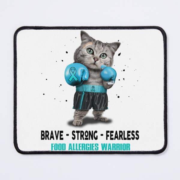 Item preview, Food Allergies Warrior - BRAVE STRONG FEARLESS designed and sold by Berriosly.