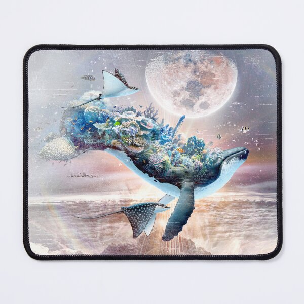 Item preview, The Fellowship Humpback Whale Coral Reef Oceanic Sanctuary designed and sold by MisprintArt.