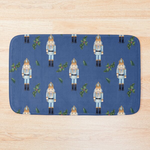Item preview, Christmas Blue Nutcracker Pattern designed and sold by silviaol.