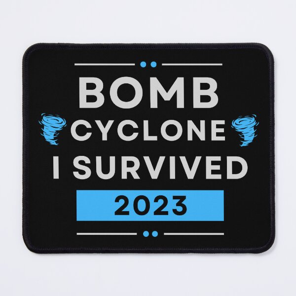 Item preview, Bomb Cyclone 2023 - I Survived designed and sold by MtWoodsonSales.