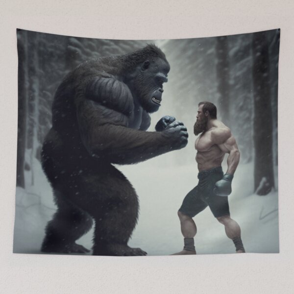 Item preview, Big Foot vs Human designed and sold by My Credible.