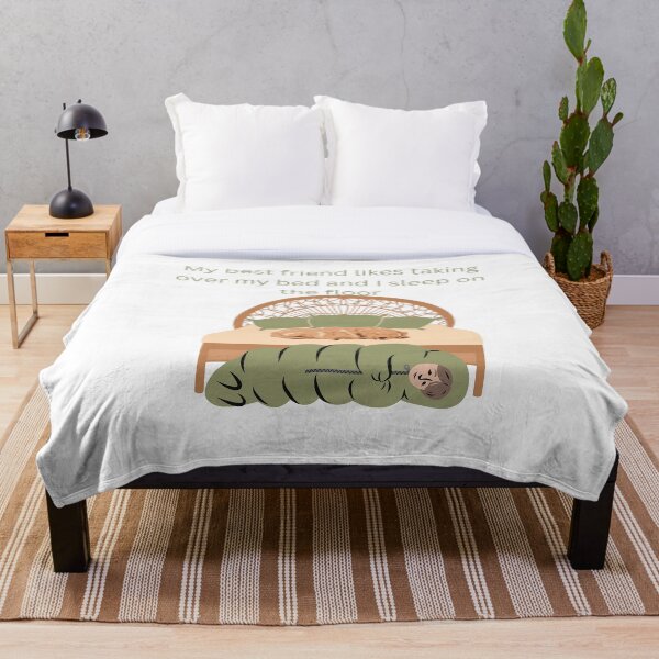Item preview, My best friend likes taking over my bed and I sleep on the floor designed and sold by kappril22.