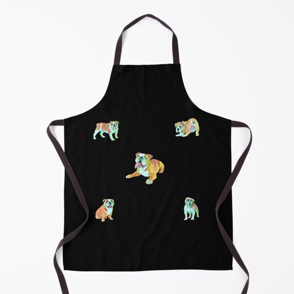 Item preview, Stocky Bulldog Mix Pattern Sticker Pack - Black designed and sold by Dude Stuff.