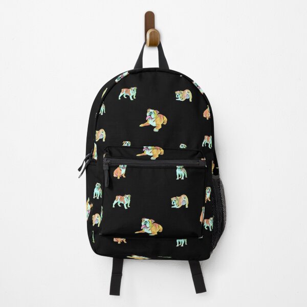 Item preview, Stocky Bulldog Mix Pattern Sticker Pack - Black designed and sold by Dude  Stuff.