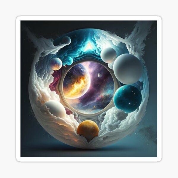 Heaven dimension Sticker