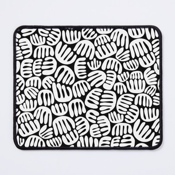 Item preview, Abstract Shapes 301122 - White on Black designed and sold by Artberry.