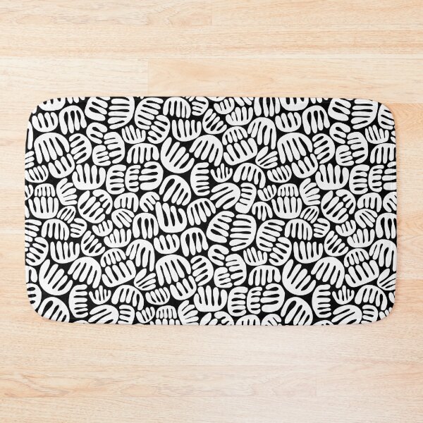 Item preview, Abstract Shapes 301122 - White on Black designed and sold by Artberry.