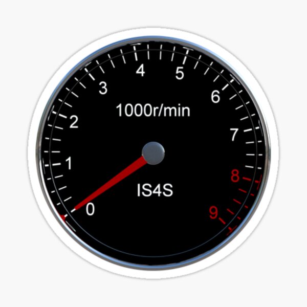 "Speedometer" Sticker for Sale by motorworld Redbubble