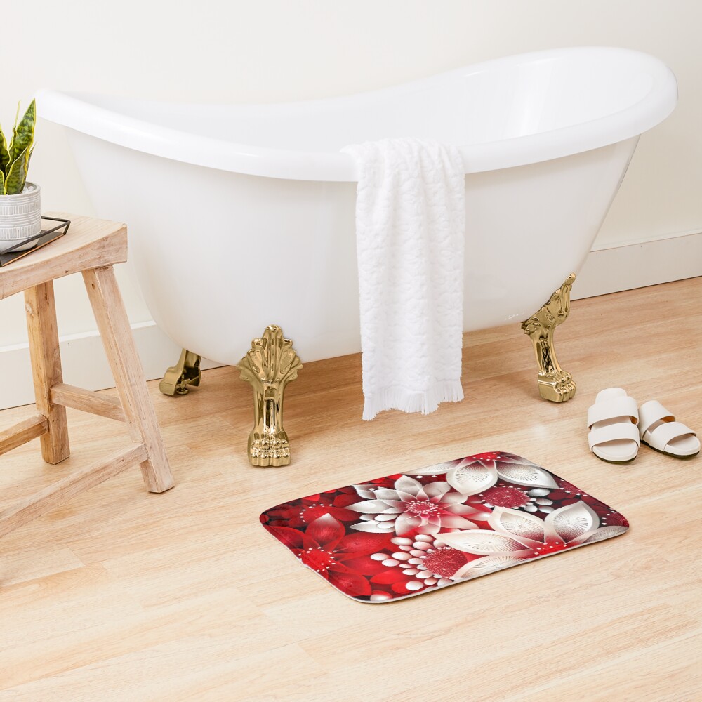 Vista previa del artículo con la obra «Alfombra de baño», diseñado y vendido por HiArtify.
