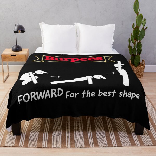 Item preview, Burpees- forward for the best shape- inspirational dark background designed and sold by Master4art.
