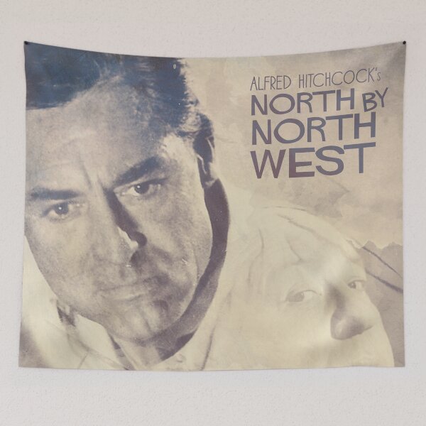 Item preview, Hitchcock, Fine Art, Poster, North By Northwest, classic film, old, movie, hollywood designed and sold by Spallutos.