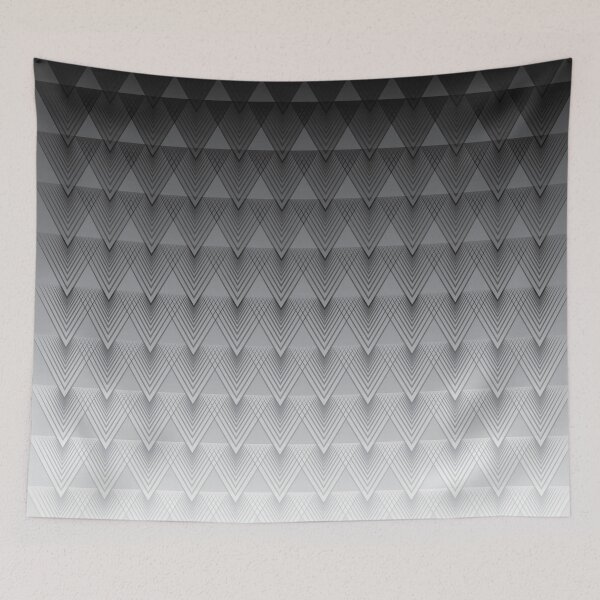 Item preview, Black Art Deco Fade Pattern designed and sold by faboop.