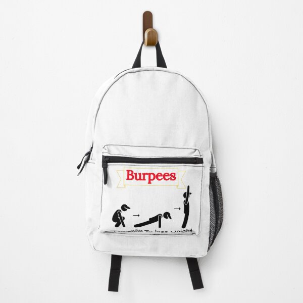 Item preview, Burpees- forward to lose weight-inspirational white background designed and sold by Master4art.