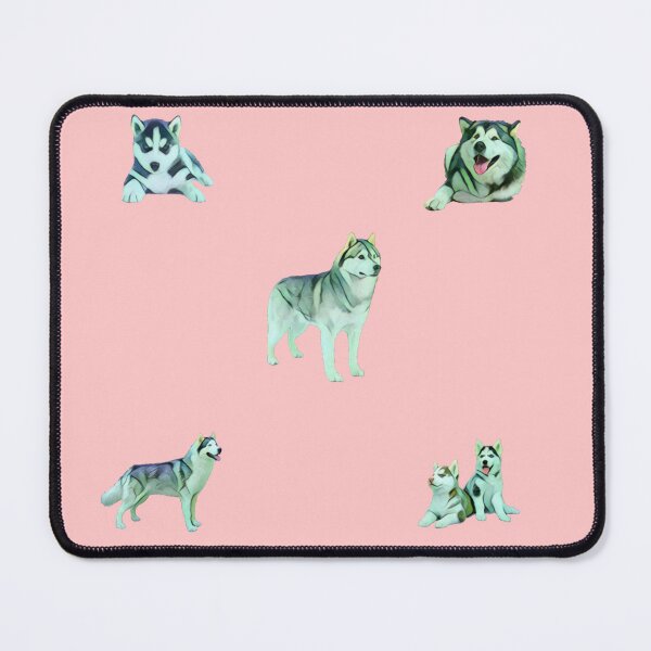 Item preview, Mystic Siberian Husky Pattern Sticker Pack - Pink designed and sold by Dude Stuff.