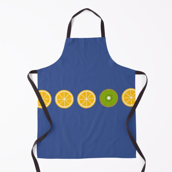 Item preview, Five middle objects orange and kiwi pattern 6 designed and sold by LemonCreamyyyy.